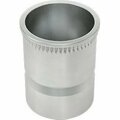 Bsc Preferred Low-Profile Rivet Nut Tin-Zinc-Plated Aluminum 1/4-20 Internal Thread 0.5 Long, 10PK 98560A577